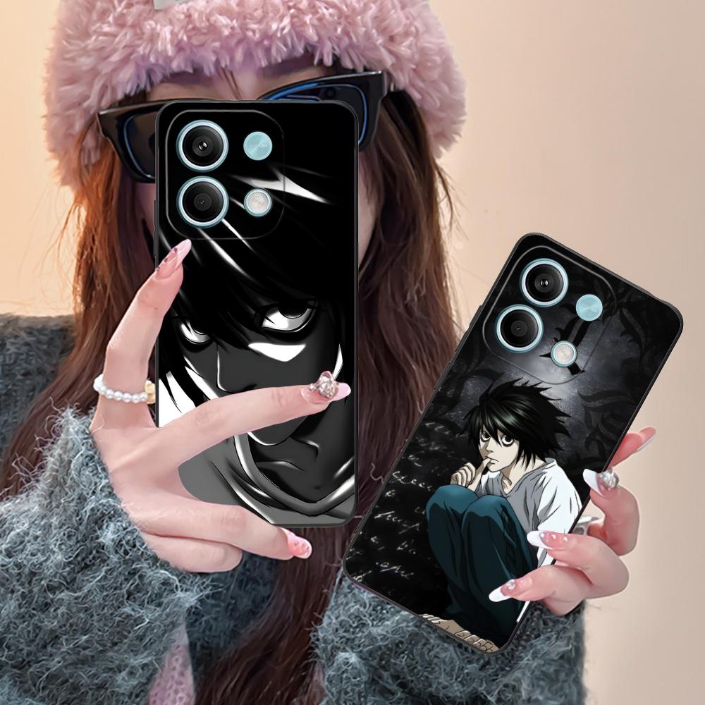 Death Note L Lawliet Mobile Phone Case for Xiaomi Redmi 15 14 13 12 A5 3 2 1 C Plus 4G 5G Colorful Printing Cover Cover Pretty