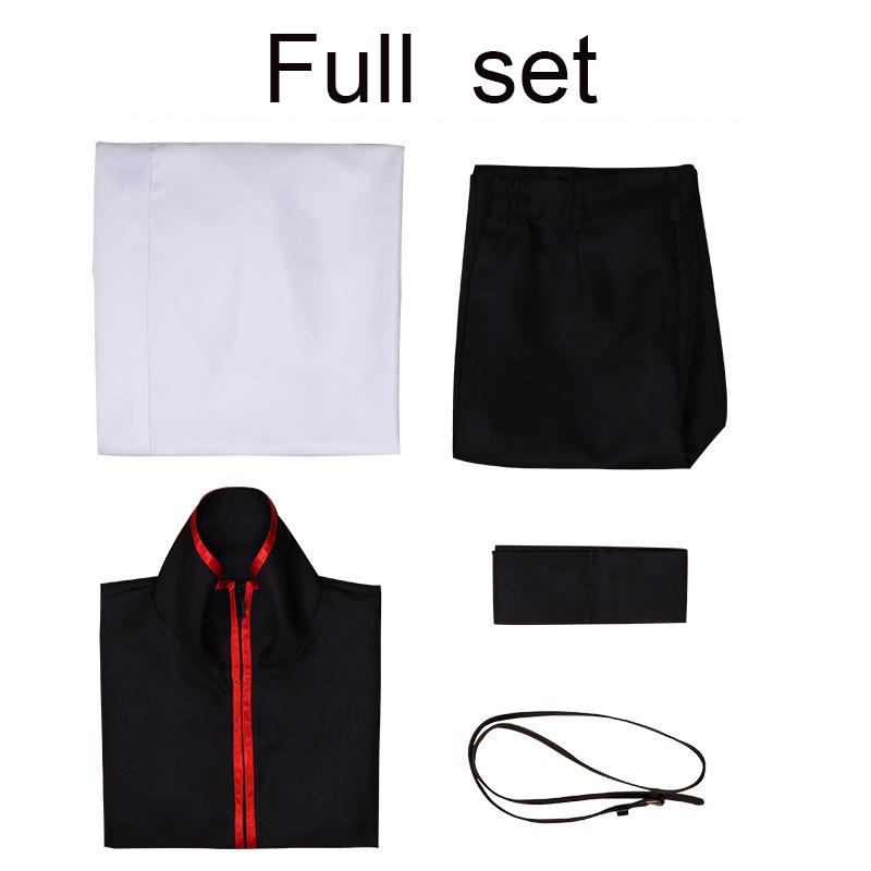 Anime Cosplay Costumes Sakata Gintoki Cosplay Costume Kimono Halloween Carnival Party Silver Soul Cosplay Costume Wigs