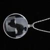 5X Alloy Necklace Magnifying Glass Portable Rding Pendant Magnifier with Chain
