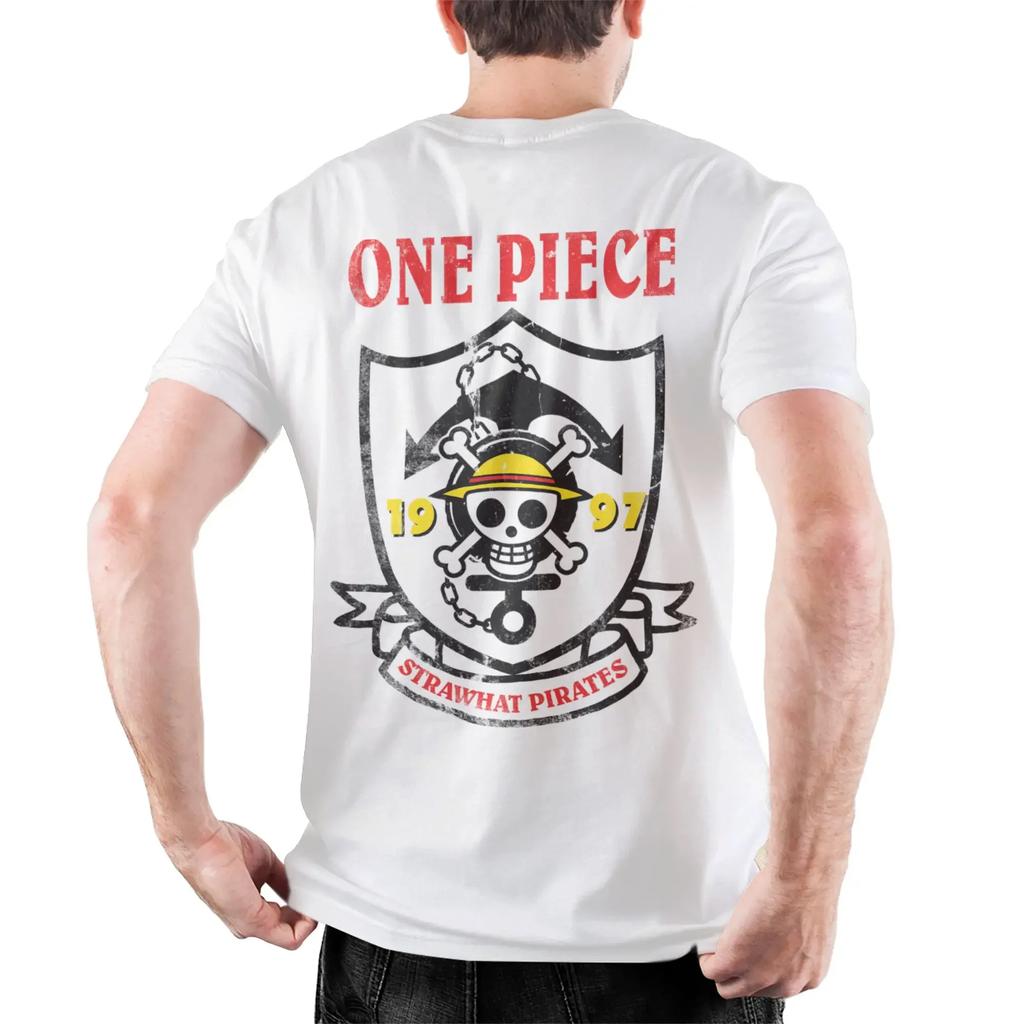 2026 new One Piece Anime Tshirt  Mens and Womens cotton shortsleeved casual shirt with summer comic print