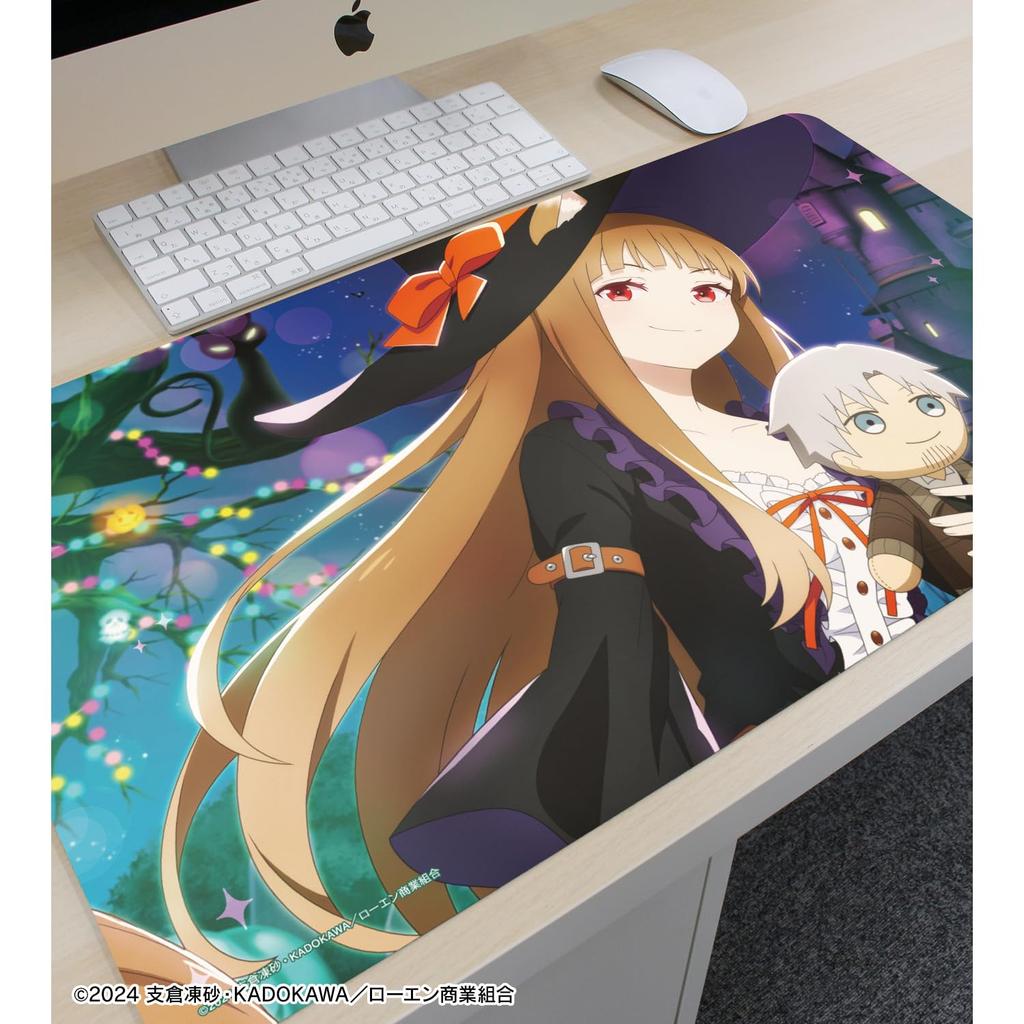 TV Anime and Merchant Meets the Wise Tale of the Four Seasons Visual Desk Mat "Spice Wolf Wolf" Holo's "Halloween" Multi-Purpose