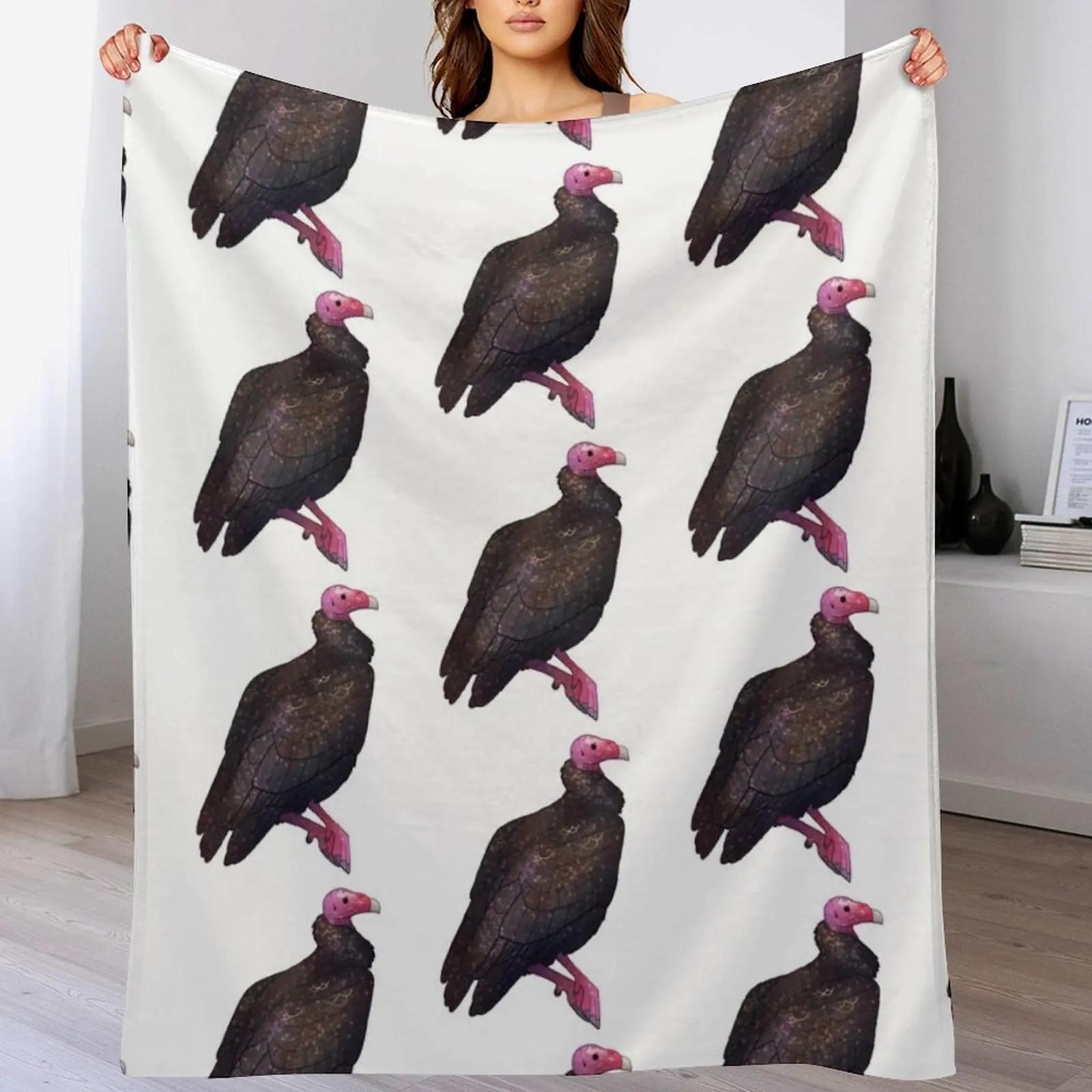 Cozy Turkey Vulture Throw Blanket Soft Cozy Blanket for Pet Kids Adults 102x76cm(40x30in)