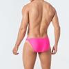 Men's Summer Dressing Drawstring Sexy Solid Color Comfortable Fabric Swimming Trunks Beach Swimsuit Triangle Swimsuit