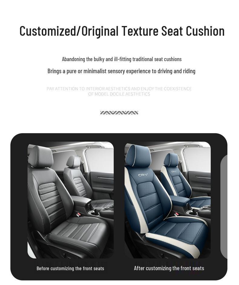 Universal Leather Car Seat Cover: Full Wrap, All-Season, Five-Seat Compatible