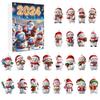 Christmas Calendar Advent Blind Box Toy Cute Snowman Decorative Pendant Acrylic