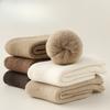 Autumn and Winter Thickened Men's Solid Color Loop Warm Mid-calf Socks, Loose-fitting Socks, Men's Thickened Towel Snow Socks, Floor Socks