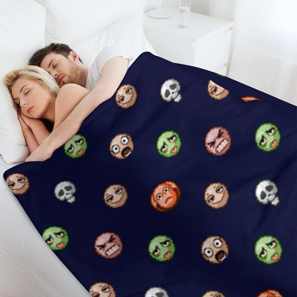 Moodle pattern, PZ Throw Blanket Luxury Thicken Plaid on the sofa manga Weighted Blankets