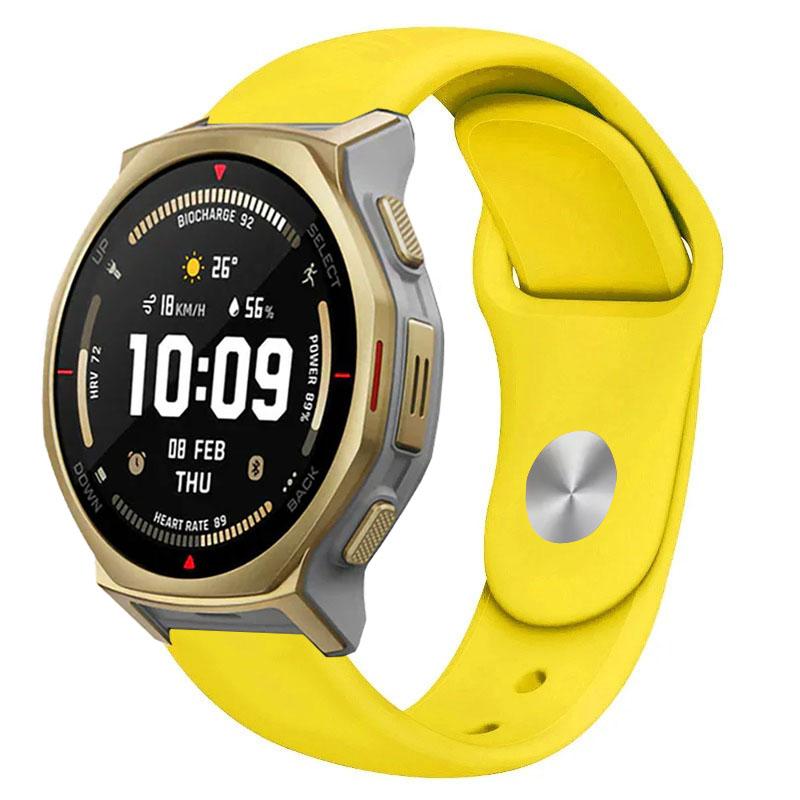 18/20/22mm Sport Silicone Strap For Amazfit T-REX3 Pro 48/44mm Active 2 Bracelet Wristband For Amazfit Helio Balance 2-1/Bip 6-5