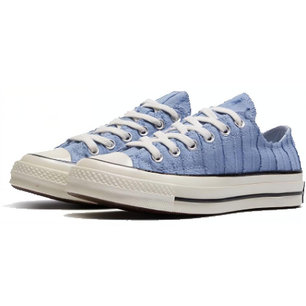 Converse 1970s Round Toe Lace-Up Low Top Canvas Shoes Women Sneakers Blue 564128c