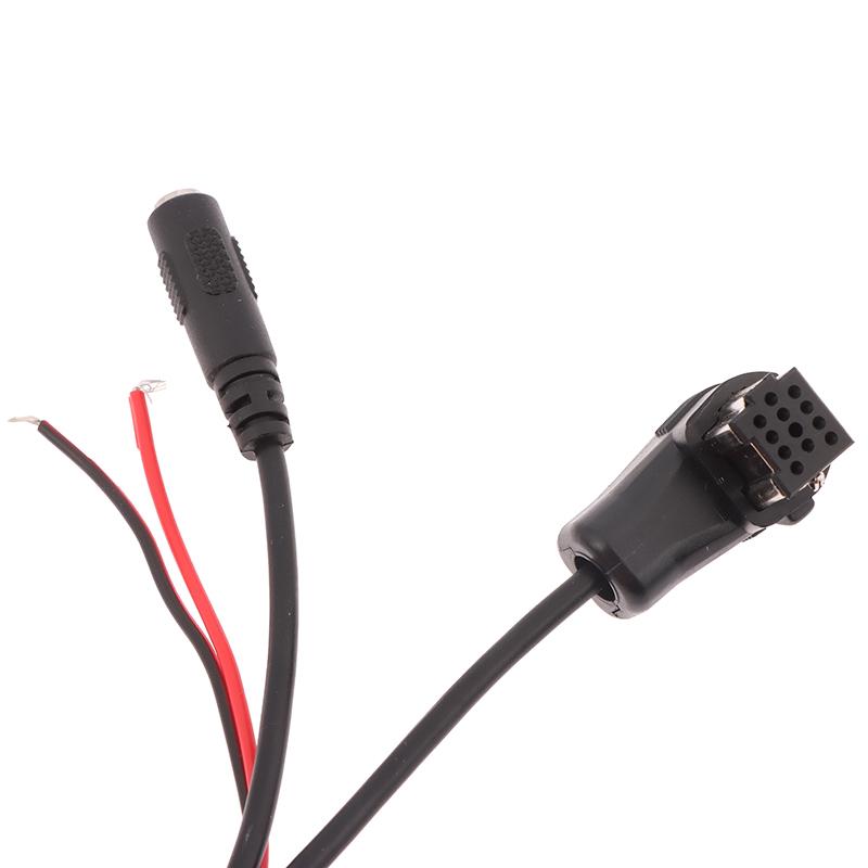 1 szt. Odbiornik Audio Bluetooth do Samochodu + Mikrofon do Radia Ip-Bus 12Pin Adapter Odbiornika Aux Bluetooth 5.0 Adapter Kabla Audio Aux-In