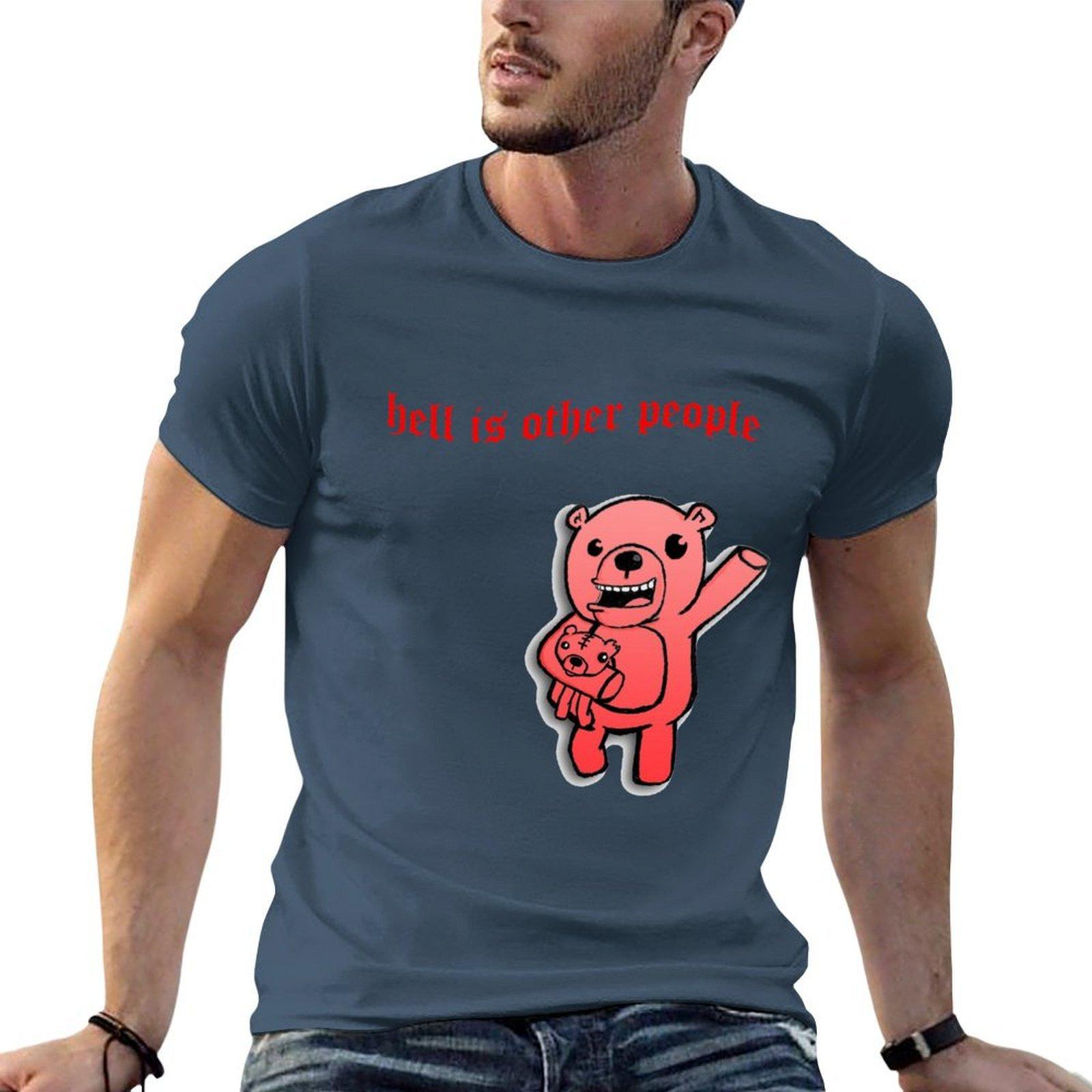 Hell Is Other People Tshirt Art Pattern Printed Casual Top S
