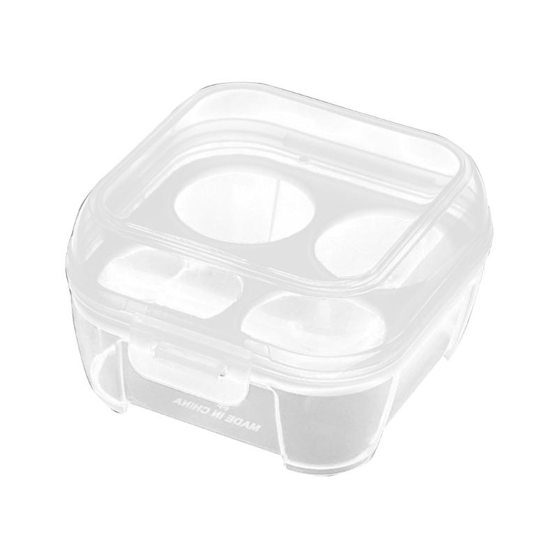 Covered Eggs Holder Eggs Holder For Fridge Eggs Storage Container Plastic Fridge Eggs Trays, Eggs Tray Carrier with Lid