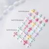 100Pcs/set Nail Art Accessories Resin Punk Dopamine Color Cross Shape Nail Art Jewelry DIY Nail Decor