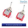 SPDT/DPDT Toggle Switch: 3/6/9/12 Pins, 2/3 Positions, Optional Reset, MTS-103/202