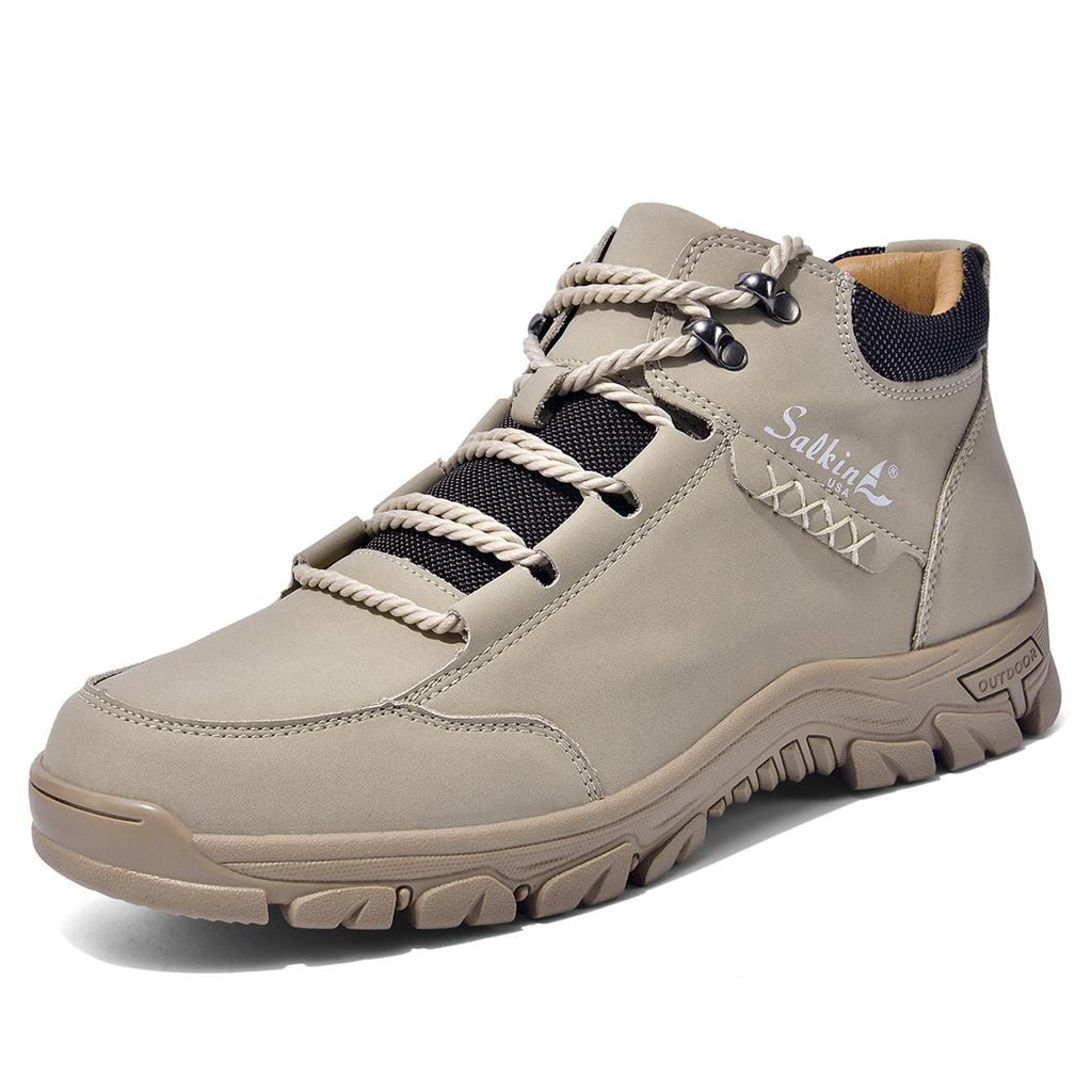 Independent Station Popular Men's Outdoor Casual Shoes British Retro 2025 Direct Supply Patented Latex Insoles