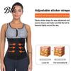 Women Waist Trimmer Belt with Zipper, Trainer Sweat Band Stomach Fitness Wrap, Enhancing Lower Belly Fat Sauna Slimming