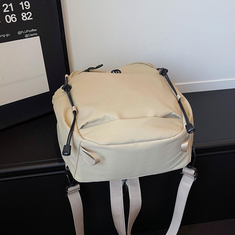 Schoolbag1011 New Casual Large-capacity Backpack Trendy Versatile Nylon Backpack Women's Simple Travel Bag