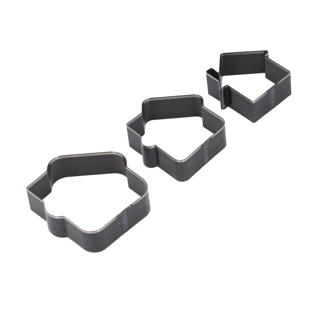 3 Stück Lederstanzform Legierter Stahl 73 62 52mm Hausförmige Lederstanzen Bastelformwerkzeug