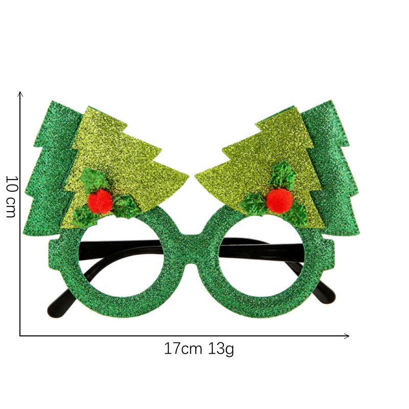 Festive Headband Eyeglass Frames: Christmas, Halloween, Valentine's Day & Party Glasses with Santa Claus Design
