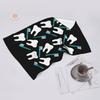 Funny Dental Definitions White Tooth Pattern- Funny Dentist Soft Face Towel Quick Dry Pool Bath Cotton Towels Breathable