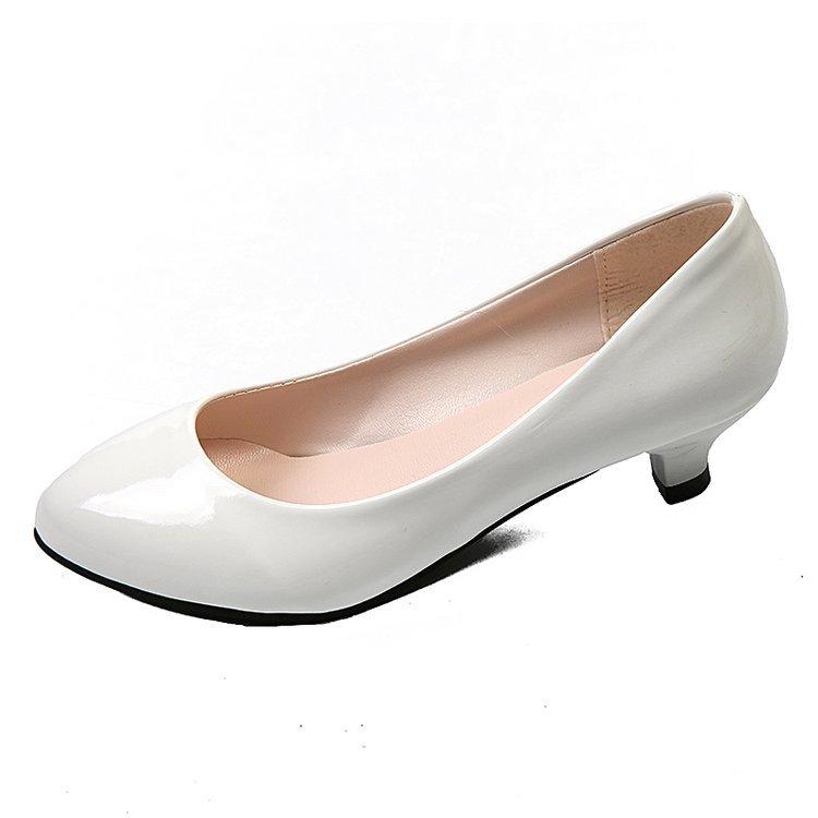 Women's shoes new spring work shoes women's black work leather shoes versatile single shoes children