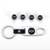 Elegant Zinc Alloy Car Wheel Tire Valve Dust Caps With Chevrolet Emblem Keychain