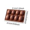 Easter Eggs Chocolate Silicone Molds Eggs Shape Silicone Molds Tray for DIY Baking Chocolate Cookie Ices Cream Jelly