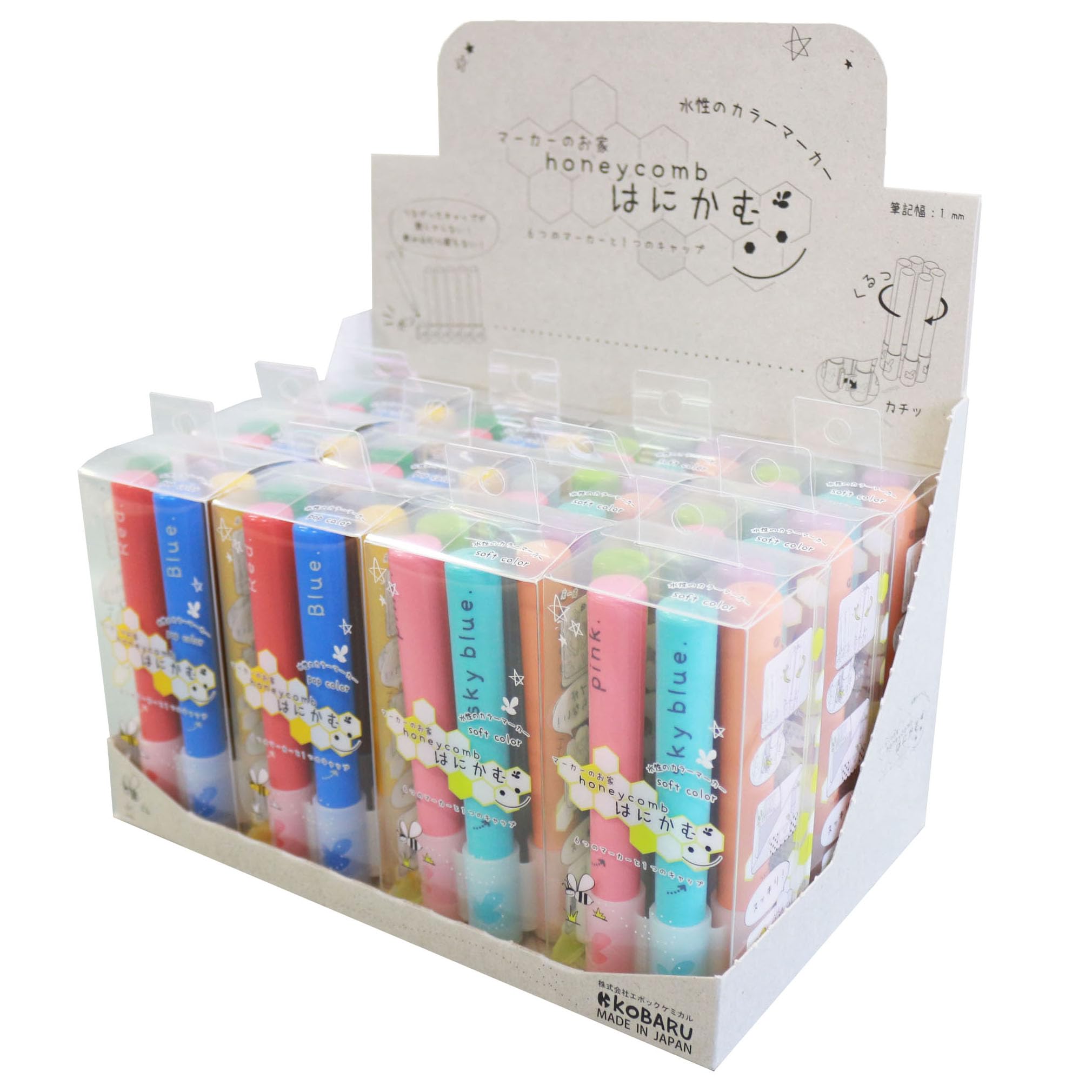 

Epoch Chemical Pen Display Set Water-Based Hanikamu 560-10800