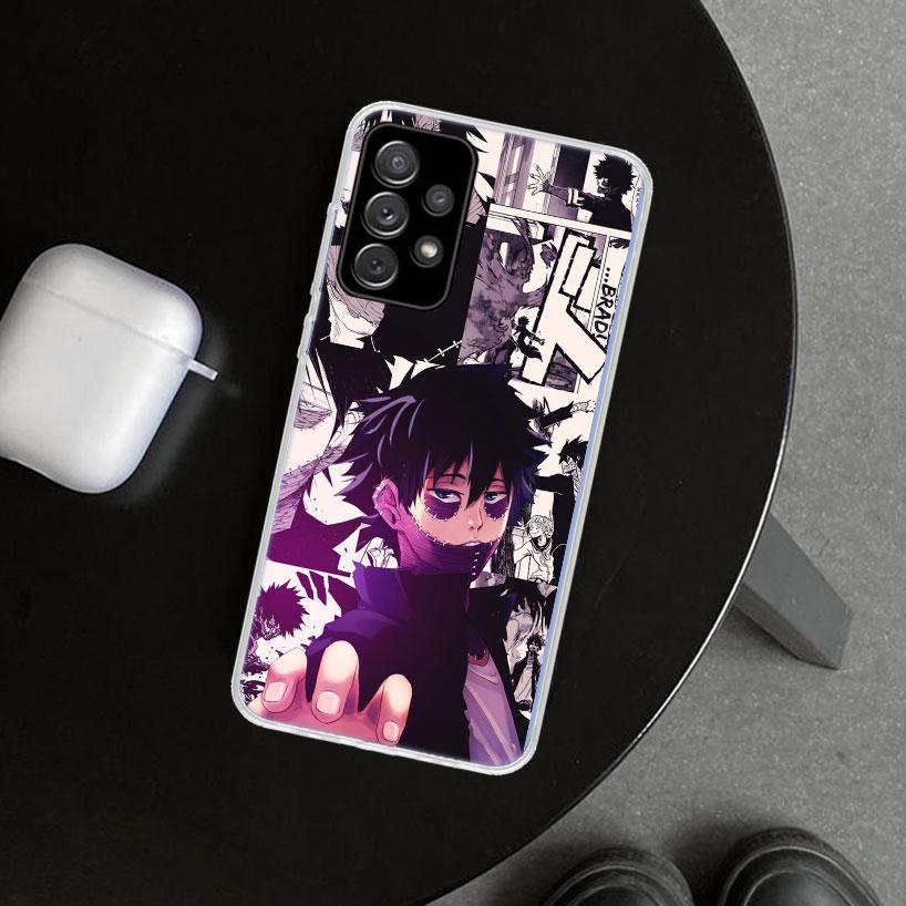 MHA Dabi Bnha Phone Case Cover for Samsung Galaxy A12 A22 A32 A52 A72 A02S A51 A50S A31 A20S A10S Note 20 Ultra 10 Plus Galaxy A