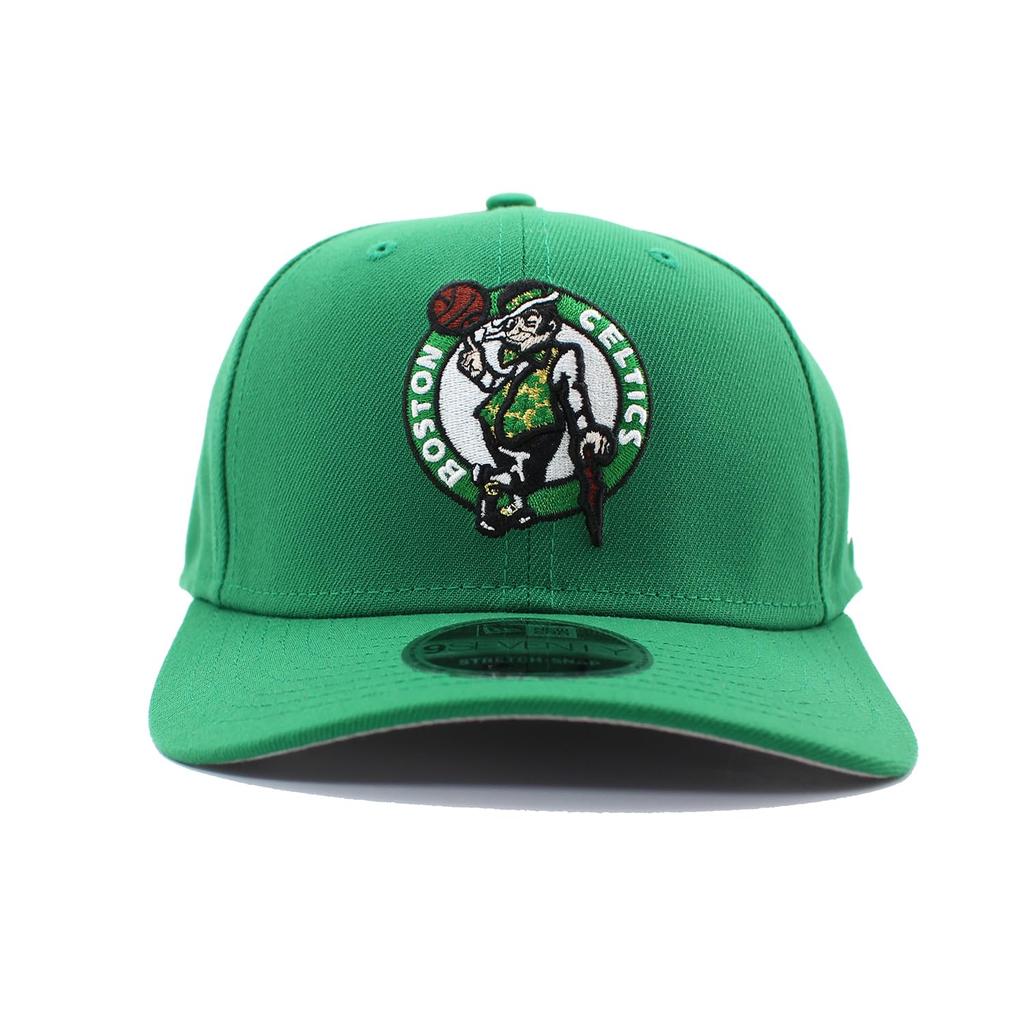 New Era 9SEVENTY Stretch Snapback Boston Celtics NBA STRETCH SNAPBACK CAP Green Cap, GREEN, 970SS, Basketball, [Used]