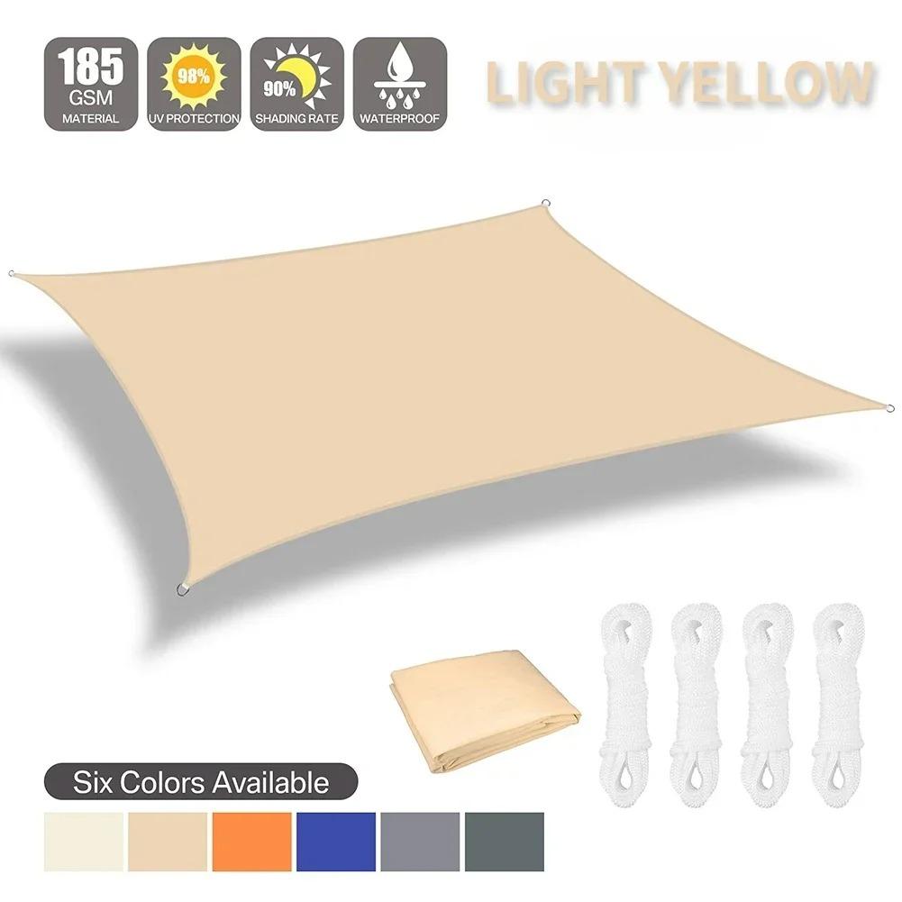 6 Colors Large Sun Shade Sail