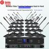 HUIDU WH-690 30-Channel Professional Wireless Conference Microphone System (CN version)