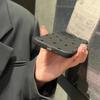 For iPhone 16 14 15 13 12 11 Pro Max X XR XS 7 8 15 16 Plus SE 2020 Shockproof Silicone Soft Black Love Heart Phone CaseCover