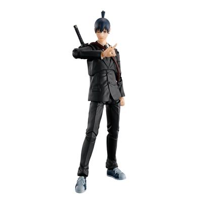 TAMASHII NATIONS SH. Figuarts Muž s motorovou pilou Aki Hayakawa 155 mm PVC a ABS Malovaná akční figurka