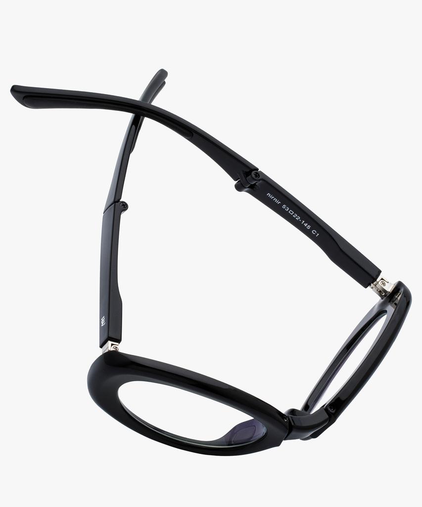 Likkeullou Rc Nirnir Folder Blue Light Glasses Black