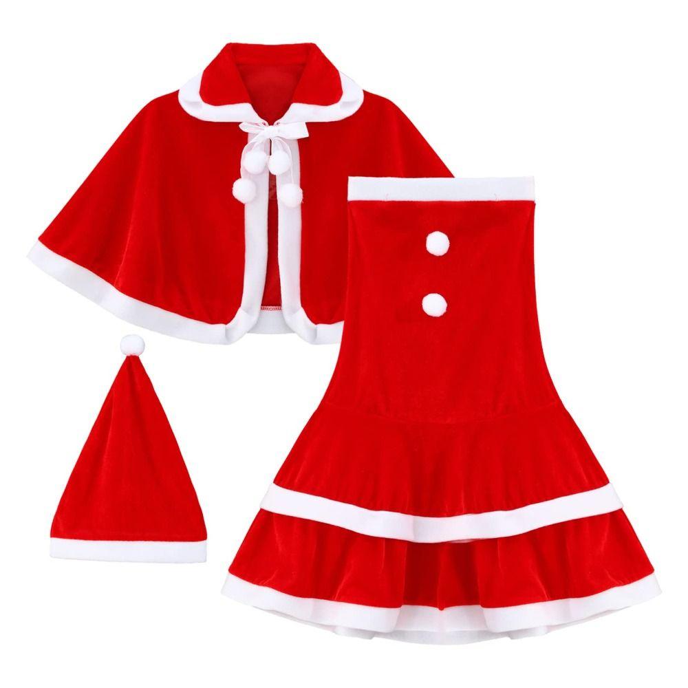 Weihnachtsmannmütze Cosplay Weihnachtsoutfit Goldener Samt Weihnachtsaufführungskostüm Nachtclub Bar