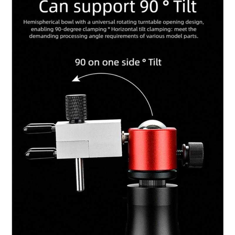 Ergonomic Rotating Crafting Vise 360 Flexible Movement Strong Construction Modeling for Miniature Assembly Projects