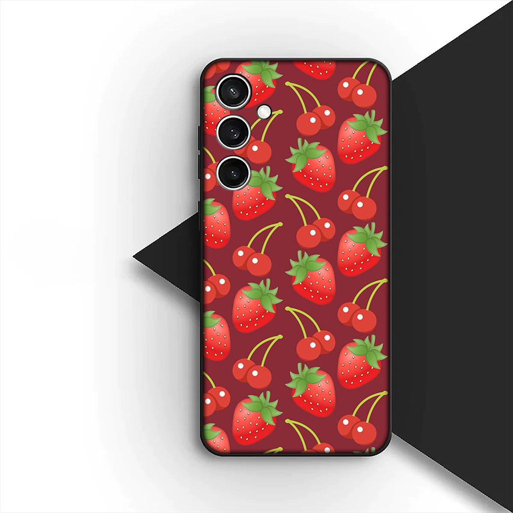 Cover for Xiaomi Poco C75 C65 C85 X7 X6 M8 F7 F8 Ultra F6 Pro Casing Phone Case Cherry Fruit Summer Strawberry Cherries