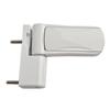 UPVC Door Flag Hinge Triad Adjustable For Double Glazing Doors Hinge Aluminium Profile Hydraulic Mute Buffer Hinge White
