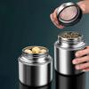 Airtight Stainless Steel Tea Canister Seal Lid Tea Storage Jar Coffee Bean Storage Canister  Grain
