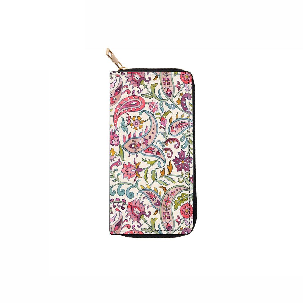 

Этнический стиль длинный кошелек на молнии кошелек клатч