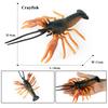 Oenux Ocean Animals Simulation Tiger Prawn Crayfish Shrimp Sea Life Model Figurines Action Figures Collection Toys For Kids Gift
