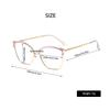 Latest Stylish Anti Blue Light Glasses For Ladies Transparent Glasses Woman Prescription Glasses Optical Lenses Eye Glasses