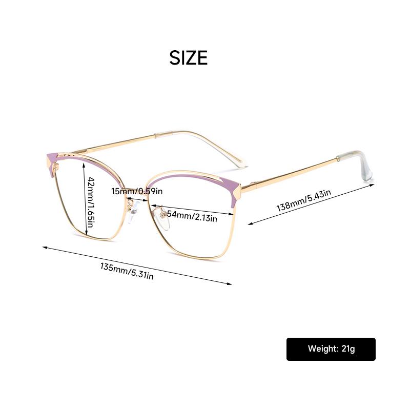 Latest Stylish Anti Blue Light Glasses For Ladies Transparent Glasses Woman Prescription Glasses Optical Lenses Eye Glasses