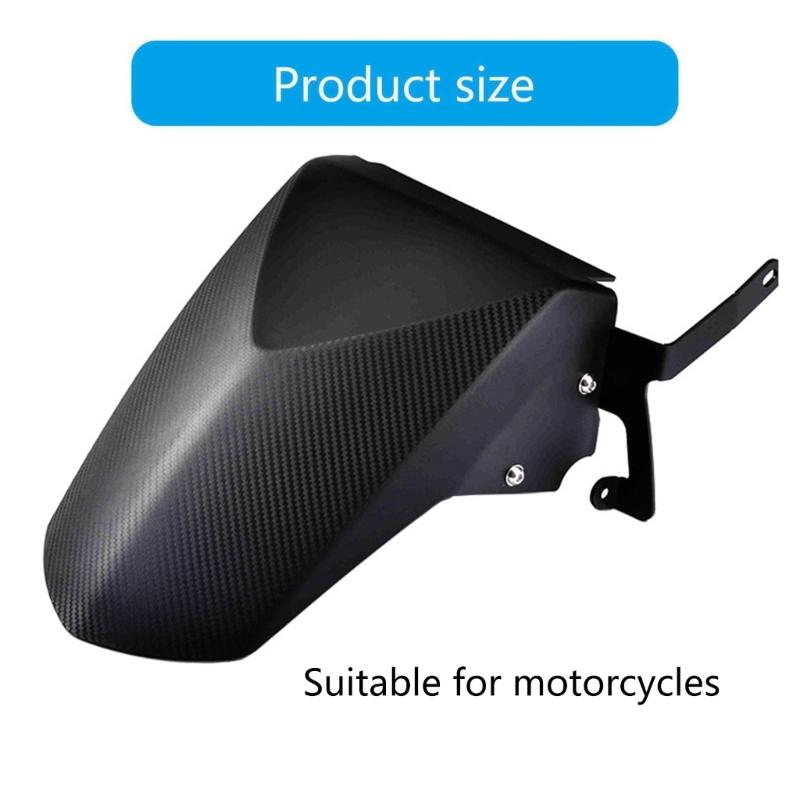 Tail Area Mudguard Panel for T-MAX 560 Series 2018-2026, ABS Rear Guard with Dark Carbon-Look Finish for Routine Commute Travel and Wet Roads