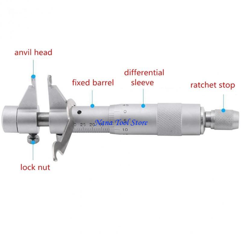 

31GJ 1 Set Inside Micrometer Accurate Hole Bore Internal Diameter Gage Gauge 5-30Mm 0.01Mm Quality Metal Made China Mainland