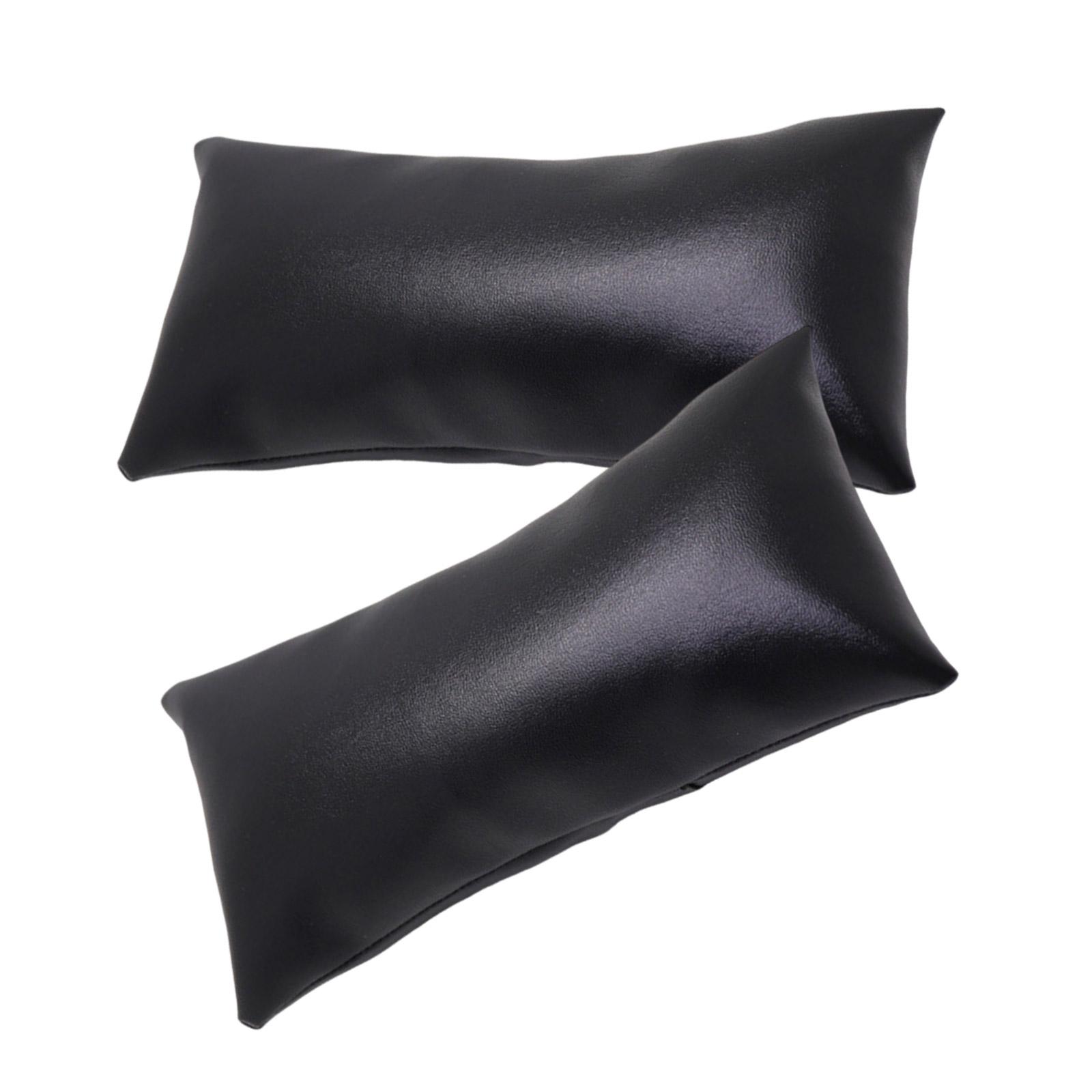 

Набор из 2 подушек для демонстрации ювелирных изделий из ПУ кожи, подушки для часов, подставка для часов для браслетов, часов, браслетов, экспонатов чёрный