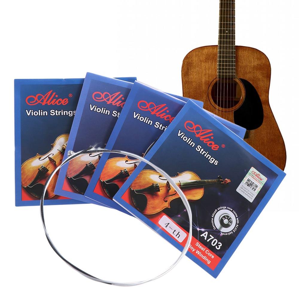 Replacement Alice Strings 4/4 3/4 1/2 1/4 1/8 Violin Strings Fiddle String  Playing The Violin