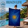 Asciugamano da Spiaggia con Design della Bandiera Argentina, Asciugatura Rapida, Facile da Curare, Adatto Sia per il Fitness che per le Vacanze al Mare, Essenziale per lo Sport