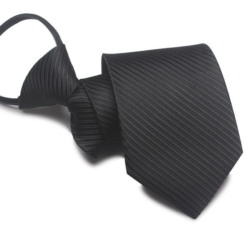 Mens Business Polyester Tie With Arrow Design And Zipper Closure For Office